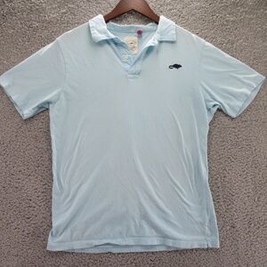 Marc Jacobs Mens Stinky Rat Polo Shirt Short Sleeves Blue Size Medium